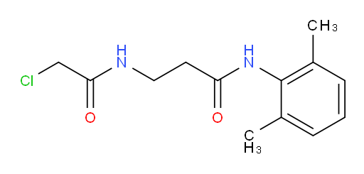 3-(2-chloroacetamido)-N-(2,6-dimethylphenyl)propanamide