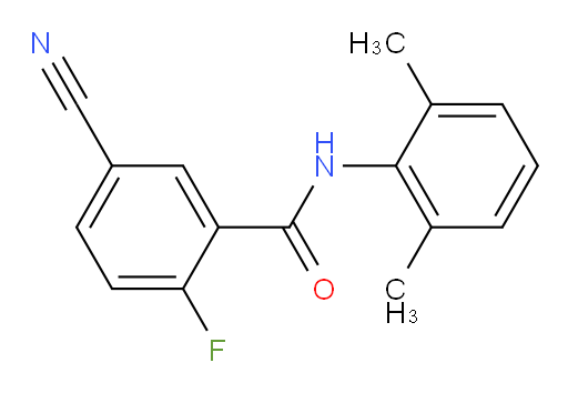 5-cyano-N-(2,6-dimethylphenyl)-2-fluorobenzamide