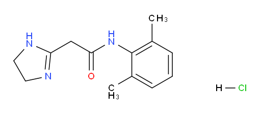2-(4,5-dihydro-1H-imidazol-2-yl)-N-(2,6-dimethylphenyl)acetamide hydrochloride