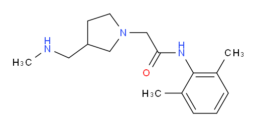 N-(2,6-dimethylphenyl)-2-(3-((methylamino)methyl)pyrrolidin-1-yl)acetamide
