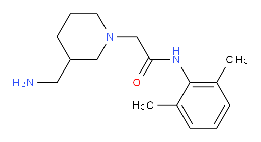 2-(3-(aminomethyl)piperidin-1-yl)-N-(2,6-dimethylphenyl)acetamide