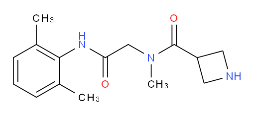 N-(2-((2,6-dimethylphenyl)amino)-2-oxoethyl)-N-methylazetidine-3-carboxamide