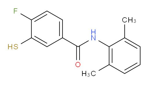 N-(2,6-dimethylphenyl)-4-fluoro-3-mercaptobenzamide