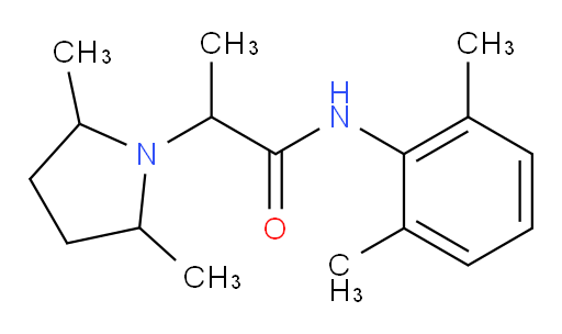 N-(2,6-dimethylphenyl)-2-(2,5-dimethylpyrrolidin-1-yl)propanamide