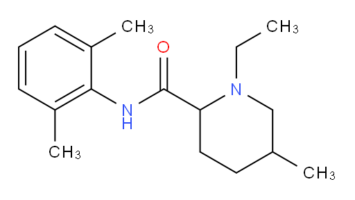 N-(2,6-dimethylphenyl)-1-ethyl-5-methylpiperidine-2-carboxamide