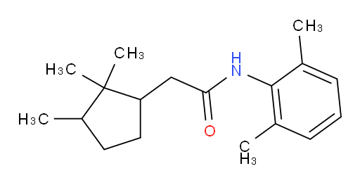 N-(2,6-dimethylphenyl)-2-(2,2,3-trimethylcyclopentyl)acetamide