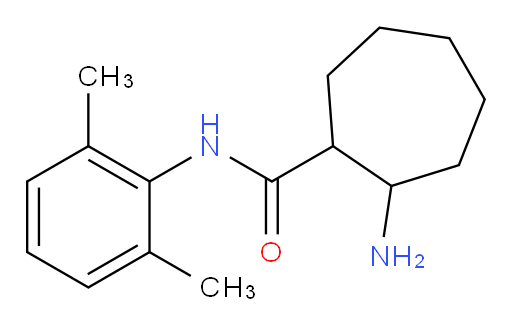 2-amino-N-(2,6-dimethylphenyl)cycloheptanecarboxamide