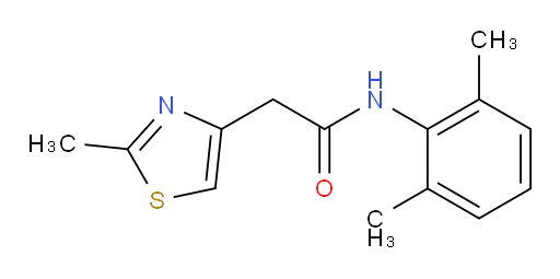 N-(2,6-dimethylphenyl)-2-(2-methylthiazol-4-yl)acetamide