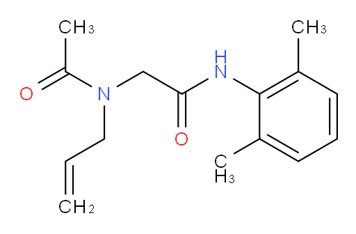 N-allyl-N-(2-((2,6-dimethylphenyl)amino)-2-oxoethyl)acetamide