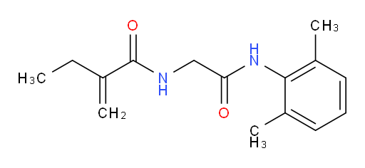 N-(2-((2,6-dimethylphenyl)amino)-2-oxoethyl)-2-methylenebutanamide