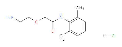 2-(2-aminoethoxy)-N-(2,6-dimethylphenyl)acetamide hydrochloride