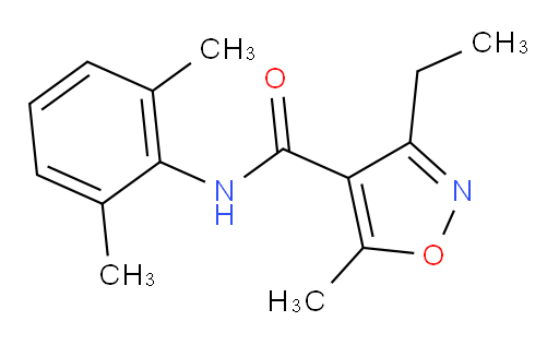N-(2,6-dimethylphenyl)-3-ethyl-5-methylisoxazole-4-carboxamide