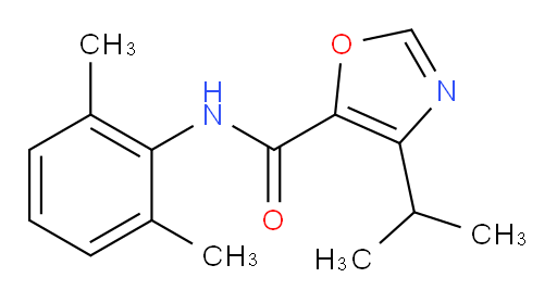 N-(2,6-dimethylphenyl)-4-isopropyloxazole-5-carboxamide