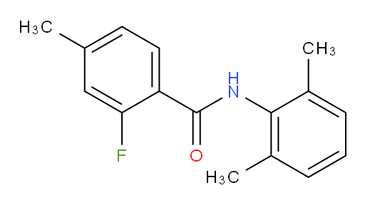 N-(2,6-dimethylphenyl)-2-fluoro-4-methylbenzamide