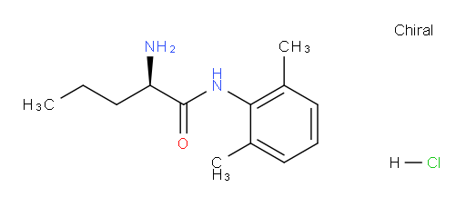 (R)-2-amino-N-(2,6-dimethylphenyl)pentanamide hydrochloride