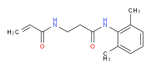 N-(3-((2,6-dimethylphenyl)amino)-3-oxopropyl)acrylamide