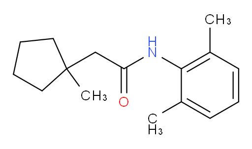 N-(2,6-dimethylphenyl)-2-(1-methylcyclopentyl)acetamide