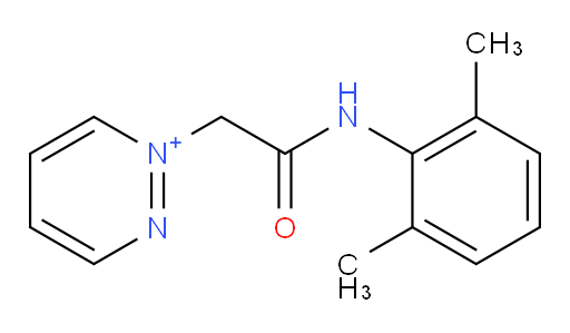 1-(2-((2,6-dimethylphenyl)amino)-2-oxoethyl)pyridazin-1-ium