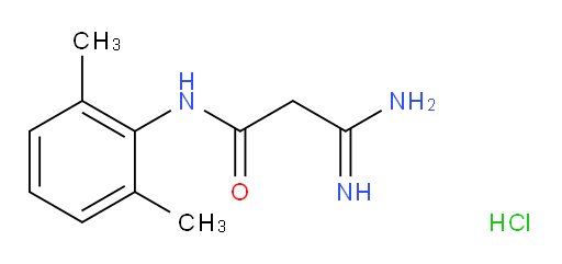 3-amino-N-(2,6-dimethylphenyl)-3-iminopropanamide hydrochloride
