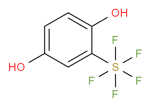 2-(pentafluoromercapto)benzene-1,4-diol