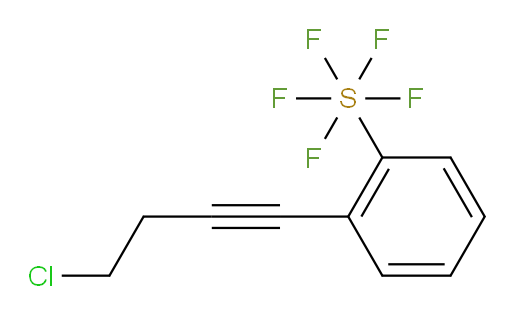 [2-(4-Chloro-1-butyn-1-yl)phenyl]sulfur pentafluoride