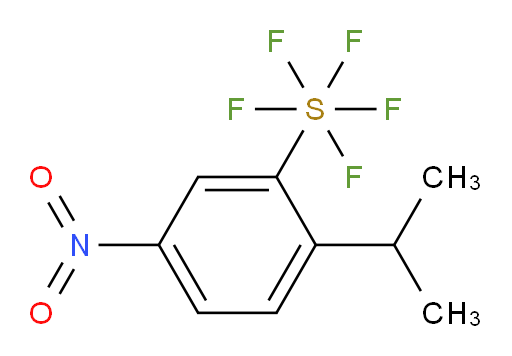 [2-(1-methylethyl)-5-nitrophenyl]sulfur pentafluoride