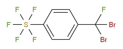 4-(dibromofluoromethyl)(pentafluoromercapto)benzene