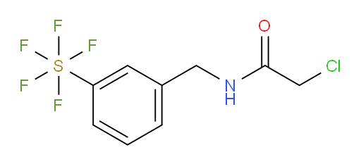 2-chloro-N-(3-(pentafluoromercapto)benzyl)acetamide