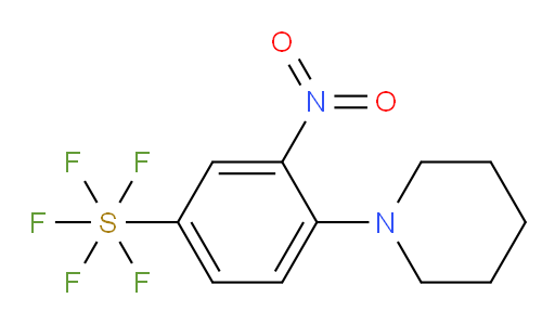 [3-nitro-4-(1-piperidinyl)phenyl]-sulfur pentafluoride