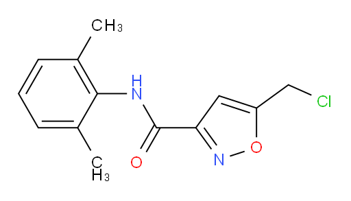 5-(chloromethyl)-N-(2,6-dimethylphenyl)isoxazole-3-carboxamide