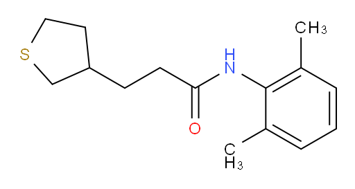 N-(2,6-dimethylphenyl)-3-(tetrahydrothiophen-3-yl)propanamide