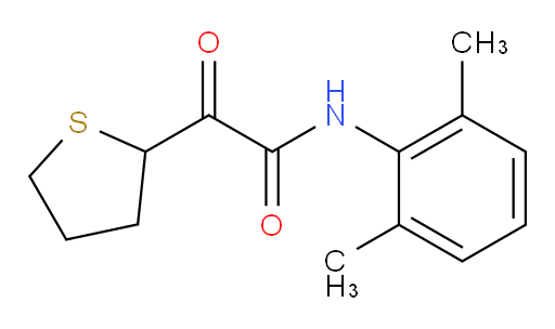 N-(2,6-dimethylphenyl)-2-oxo-2-(tetrahydrothiophen-2-yl)acetamide