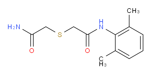 2-((2-amino-2-oxoethyl)thio)-N-(2,6-dimethylphenyl)acetamide