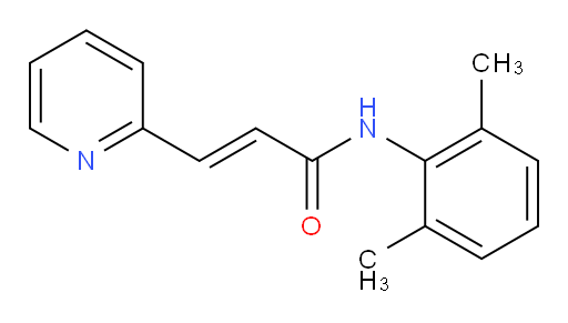 (E)-N-(2,6-dimethylphenyl)-3-(pyridin-2-yl)acrylamide