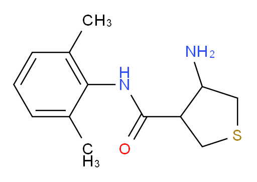 4-amino-N-(2,6-dimethylphenyl)tetrahydrothiophene-3-carboxamide