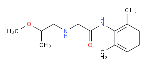 N-(2,6-dimethylphenyl)-2-((2-methoxypropyl)amino)acetamide