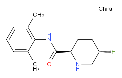 (2R,5S)-N-(2,6-dimethylphenyl)-5-fluoropiperidine-2-carboxamide