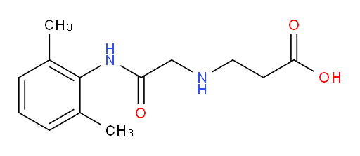 3-((2-((2,6-dimethylphenyl)amino)-2-oxoethyl)amino)propanoic acid