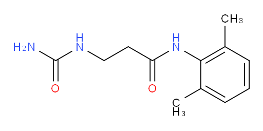 N-(2,6-dimethylphenyl)-3-ureidopropanamide