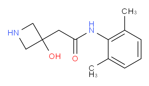 N-(2,6-dimethylphenyl)-2-(3-hydroxyazetidin-3-yl)acetamide