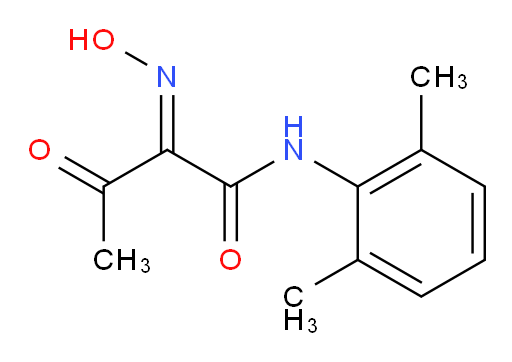 (E)-N-(2,6-dimethylphenyl)-2-(hydroxyimino)-3-oxobutanamide