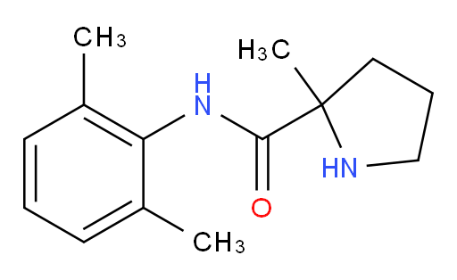N-(2,6-dimethylphenyl)-2-methylpyrrolidine-2-carboxamide