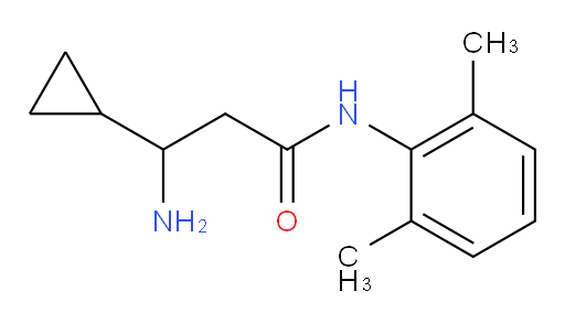 3-amino-3-cyclopropyl-N-(2,6-dimethylphenyl)propanamide