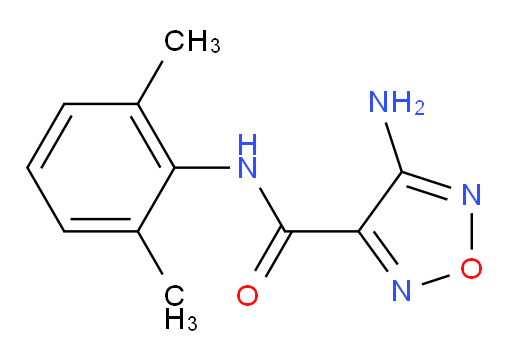 4-amino-N-(2,6-dimethylphenyl)-1,2,5-oxadiazole-3-carboxamide