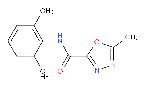 N-(2,6-dimethylphenyl)-5-methyl-1,3,4-oxadiazole-2-carboxamide
