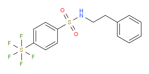 4-(pentafluoromercapto)-N-phenethylbenzenesulfonamide