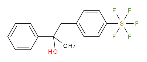 1-(4-(pentafluoromercapto)phenyl)-2-phenylpropan-2-ol