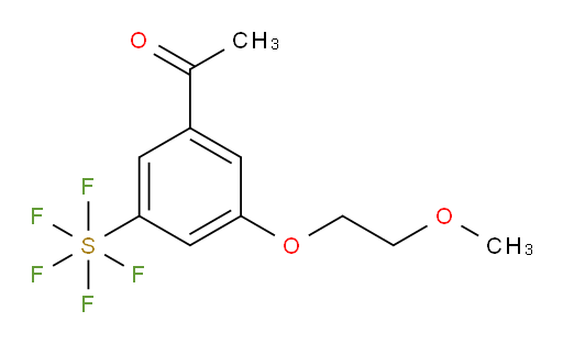 [3-Acetyl-5-(2-methoxyethoxy)phenyl]sulfur pentafluoride