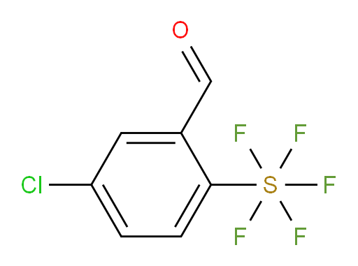 (4-Chloro-2-formylphenyl)sulfur pentafluoride