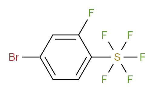 (4-bromo-2-fluorophenyl)sulfur pentafluoride